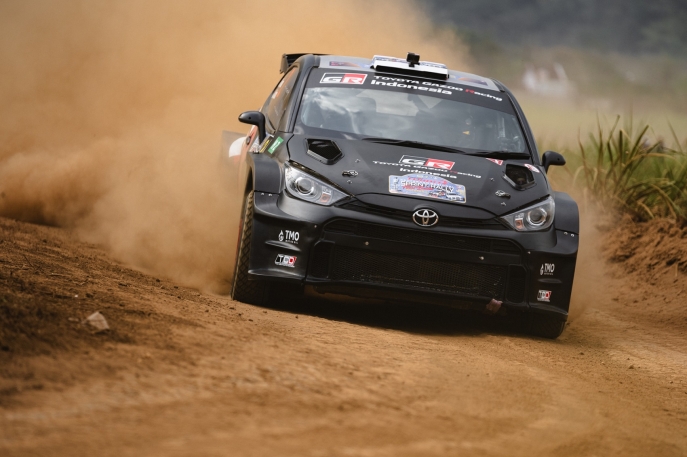 Kejurnas Sprint Rally 2024 Seri ke-6: TOYOTA GAZOO Racing Indonesia Berhasil Kembali Bangkit Meraih Podium Pertama Kelas H2