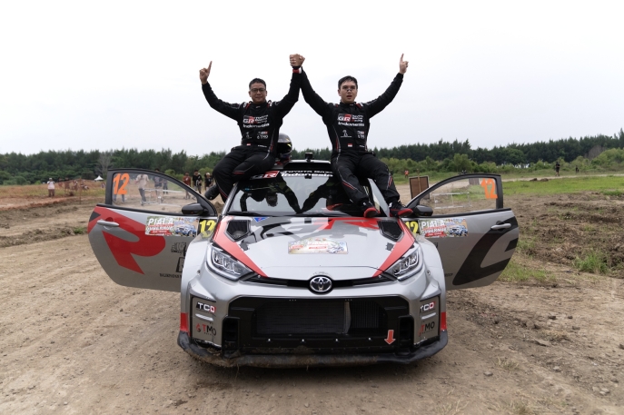 GR Yaris Rally2 Hasilkan Podium Pertama Kejurnas Sprint Rally 2025 Seri ke-3