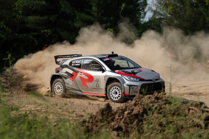 GR Yaris Rally2 Hasilkan Podium Pertama Kejurnas Sprint Rally 2025 Seri ke-3