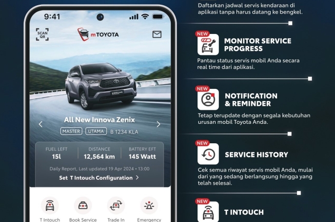 Berikan ‘Peace of Mind’ Bagi Pengendara, Toyota Perbarui Ekosistem lewat   New mTOYOTA, Hybrid Health Check, & New T-OPT di GIIAS 2025 Toyota juga Permudah Renewal T Intouch lewat AstraPay