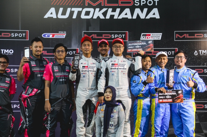 Double Race Weekend:  TOYOTA GAZOO Racing Indonesia Konsisten Naik Podium di Kejurnas Indonesia Touring Car Race 1200 Seri ke-1 dan MLDSPOT Autokhana Kejurnas Slalom Seri ke-2