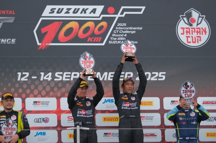 TOYOTA GAZOO Racing Indonesia Ukir Sejarah di Asia:  Gelar Champion Pertama Bagi Tim & Pembalap Indonesia di GT World Challenge Asia Japan Cup 2025 Kelas GT4