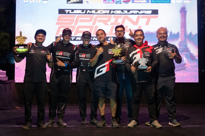 Kejurnas Sprint Rally 2025 Seri Pertama dan Seri ke-4:  TOYOTA GAZOO Racing Indonesia Perkokoh Posisi Pertama Klasemen Overall Dengan Raihan Dua Podium Pertama