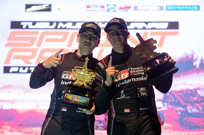 Kejurnas Sprint Rally 2025 Seri Pertama dan Seri ke-4:  TOYOTA GAZOO Racing Indonesia Perkokoh Posisi Pertama Klasemen Overall Dengan Raihan Dua Podium Pertama