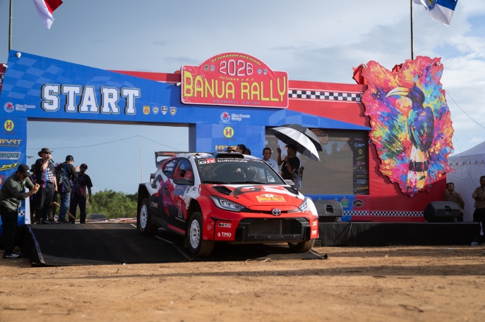 Kuasai 10 dari 13 Special Stage,  TOYOTA GAZOO Racing Indonesia Kunci Gelar Juara di Dua Seri Pembuka Kejurnas Rally 2026 Bersama GR Yaris Rally2