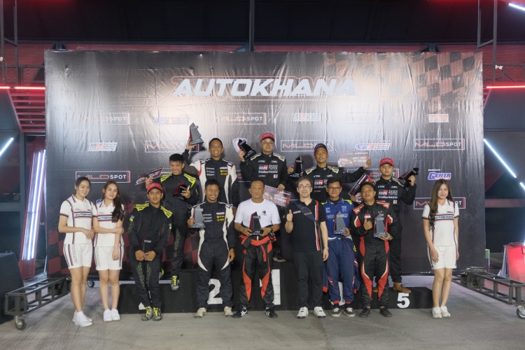 Satu Langkah Menuju Gelar Juara Nasional, Jajaran Pembalap TOYOTA GAZOO Racing Indonesia Kembali Mendominasi Podium Juara MLDSPOT Autokhana Kejurnas Slalom 2024 Seri ke-5