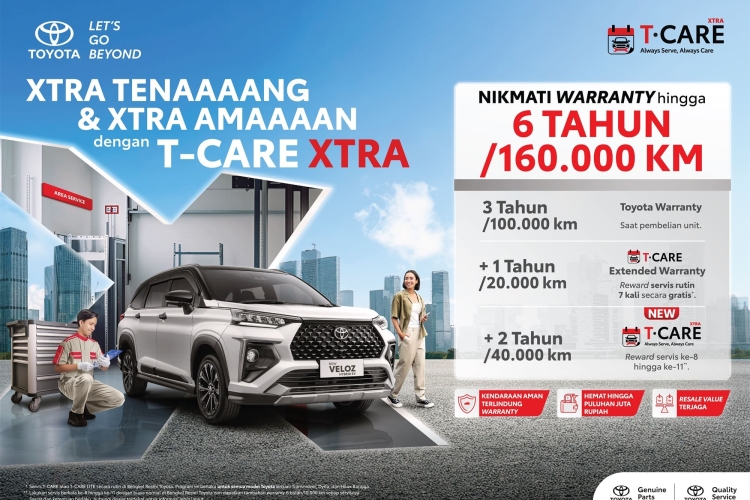 Toyota Perkuat Layanan Purnajual Lewat T-CARE XTRA 