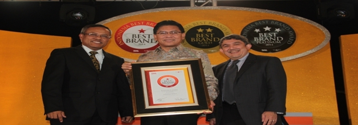 Toyota Meraih Dua Penghargaan Prestisius Dalam Indonesia Best Brand Award (IBBA) 2014