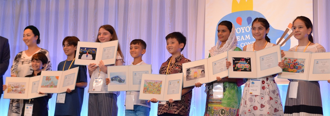 Toyota Dream Car Art Contest, Anak Indonesia Kembali Berjaya di Lomba Gambar Internasional di Jepang