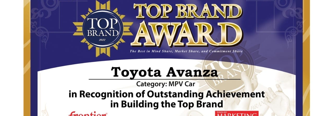 TOP BRAND AWARD 2022 All New Avanza Berhasil Raih Penghargaan Sebagai MPV Pilihan Pelanggan Indonesia