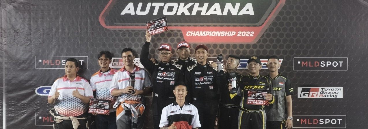 Tampil All Out, TOYOTA GAZOO Racing Indonesia Sapu Bersih Podium di Seri Pertama MLDSPOT Autokhana Kejurnas Slalom 2022