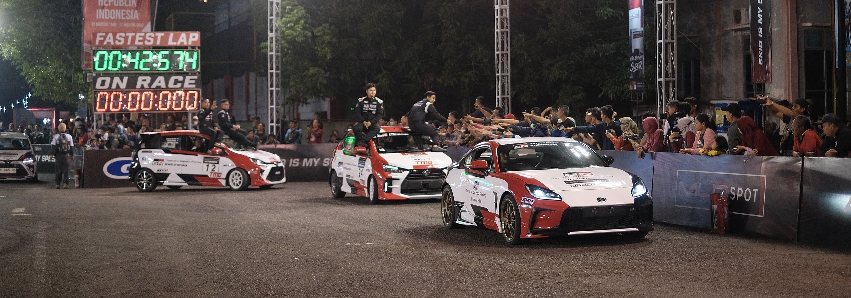 Pushing the Limits for the Better, Agya GR Sport dan TGRI Kembali Tempati Podium Teratas Grup A dan Grup F pada Seri ke-5 MLDSPOT Autokhana Kejurnas Slalom 2023 All New Agya GR Sport Konsisten Raih Posisi Teratas di Penampilan ke-3 nya