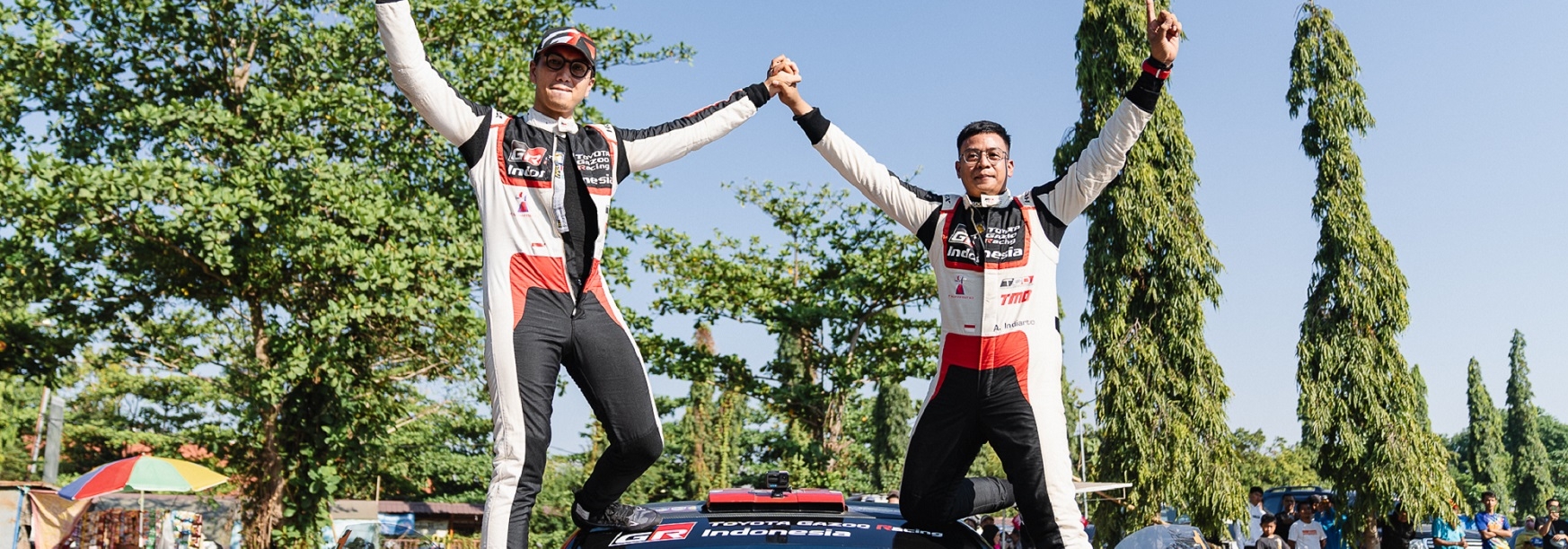  TOYOTA GAZOO Racing Indonesia Raih Back-to-Back Gelar Juara Nasional Group M (AWD) Kejurnas Sprint Rally 2023