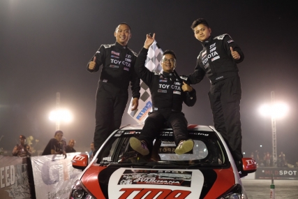 Raih Juara Nasional Kejurnas Slalom MLD SPOT Auto Gymkhana 2019,  Toyota Team Indonesia (TTI) Cetak Rekor Kemenangan 3 Tahun Berturut-Turut