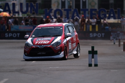 Kejuaraan Slalom Nasional MLD SPOT Auto Gymkhana 2019 - Berlaga Di Tegal, Pembalap TTI Kembali Puncaki Podium Seri Ke-3 MLD SPOT Auto Gymkhana 2019