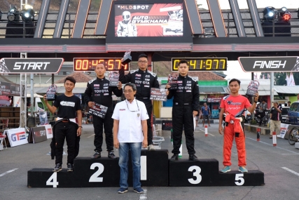 Kejuaraan Nasional Slalom MLD SPOT Auto Gymkhana 2019 Tampil Kompak di Cianjur, Toyota Team Indonesia Puncaki Klasemen Sem