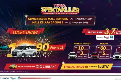 Ingin Mobil Toyota Diakhir Tahun Segera Kunjungi Pameran Toyota Expo