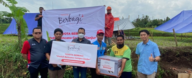 Toyota Indonesia Salurkan Bantuan Kebutuhan Pokok Dasar Bagi Korban Gempa Bumi di  Cianjur Jawa Barat