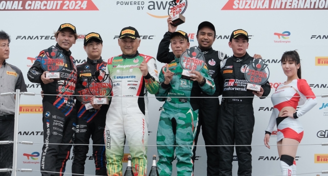 Buka Peluang Juara Pertama Musim Ini,  TOYOTA GAZOO Racing Indonesia Kembali Mengharumkan Nama Indonesia dengan Meraih Double Podium Kelas GT4 Japan Cup 2024 Seri ke-3 