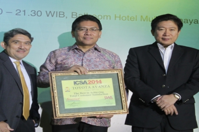 Toyota Avanza dan Rush Raih Indeks Kepuasan Pelanggan Tertinggi Dalam Indonesian Customer Satisfaction Award (ICSA) 2014