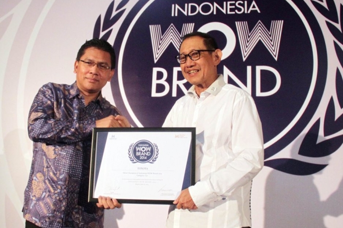 Toyota Berhasil Meraih Penghargaan Indonesia Wow Brand Award 2014