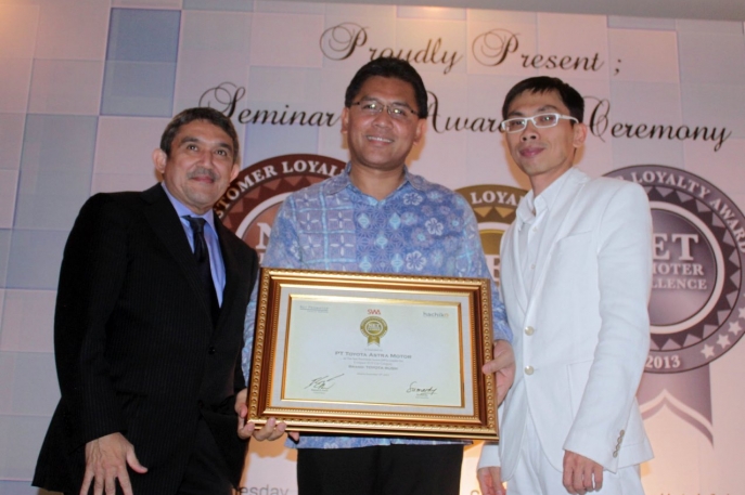 Toyota Borong 4 Gelar Dalam Ajang Net Promoter Customer Loyalty Award 2013