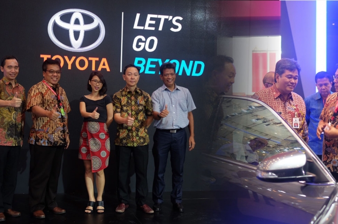 Toyota Hadirkan Teknologi Hybrid di Pameran Otomotif Surabaya