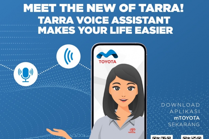 TOYOTA-ASTRA MOTOR KEMBALI MELAKUKAN ENHANCEMENT PADA CHANNEL DIGITAL  Saat Ini Toyota Interactive Virtual Assistant (TARRA) Sudah Menggunakan Fitur Voice Command