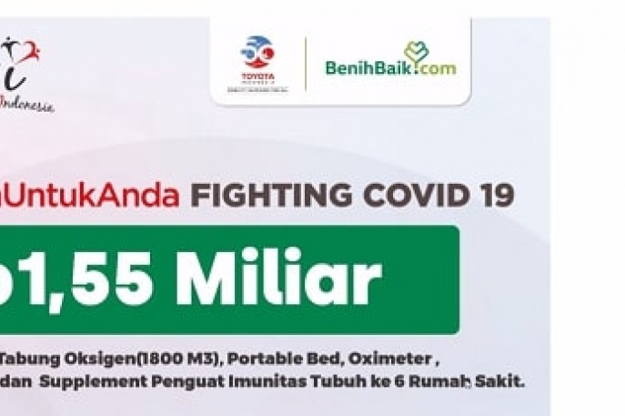 Donasi Bantuan Cepat Tanggap Senilai Rp 1,55 Miliar Berupa 300 Tabung Oksigen dan Sarana & Prasarana Penanganan Pasien COVID-19 di 6 Rumah Sakit