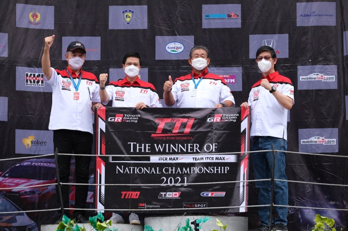 50 Tahun Toyota di Indonesia: Bersama Yaris GR Sport, TTI Juara Nasional Di Kejurnas Bergengsi ITCR Max Musim 2021