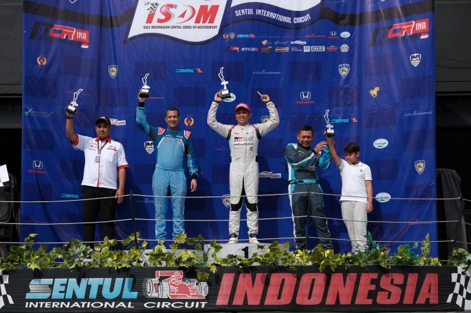 Indonesian Sentul Series of Motorsport 2022 Wet Race, TGRI Puncaki Podium Seri ke-5 Kejurnas ITCR Max 1.600