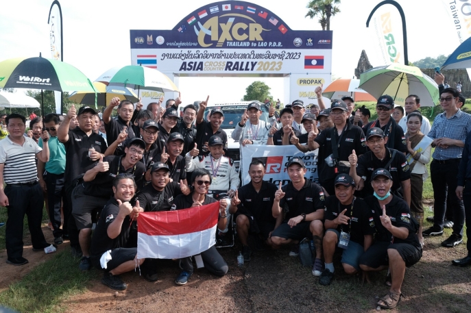 TOYOTA GAZOO Racing Indonesia Berikan Hadiah HUT RI ke-78 Berupa Kemenangan di Tingkat Regional Fanatec GT World Challenge Asia 2023 dan Asia Cross Country Rally 2023