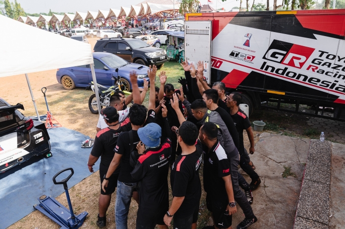  TOYOTA GAZOO Racing Indonesia Raih Back-to-Back Gelar Juara Nasional Group M (AWD) Kejurnas Sprint Rally 2023